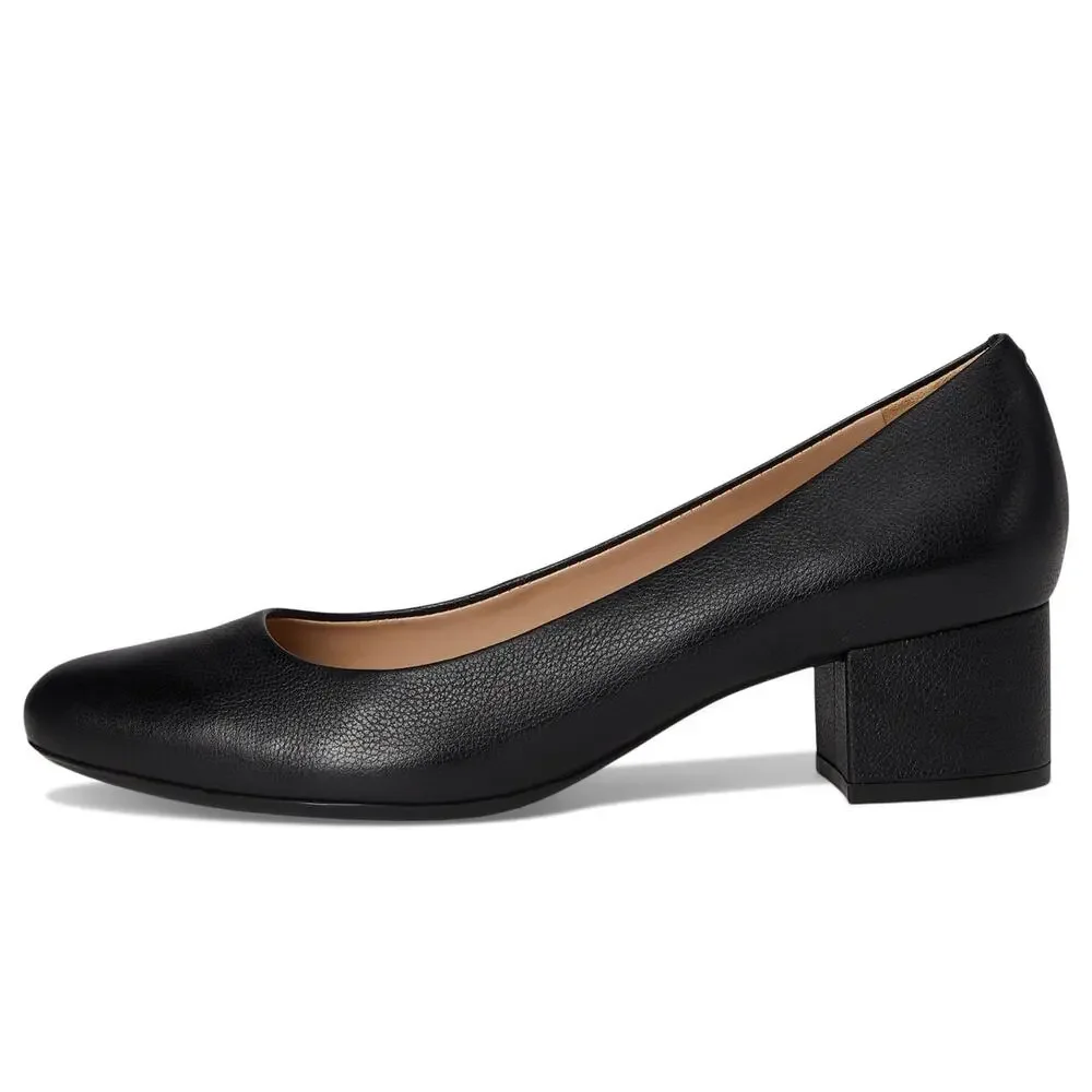 MARC JOSEPH NEW YORK WOMENS BROADWAY PUMP BLACK NAPA SOFT 10.5 MEDIUM